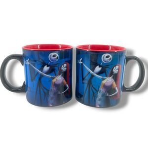 Jack & Sally Coffee Mugs Nightmare Before Christmas 20oz Set of 2